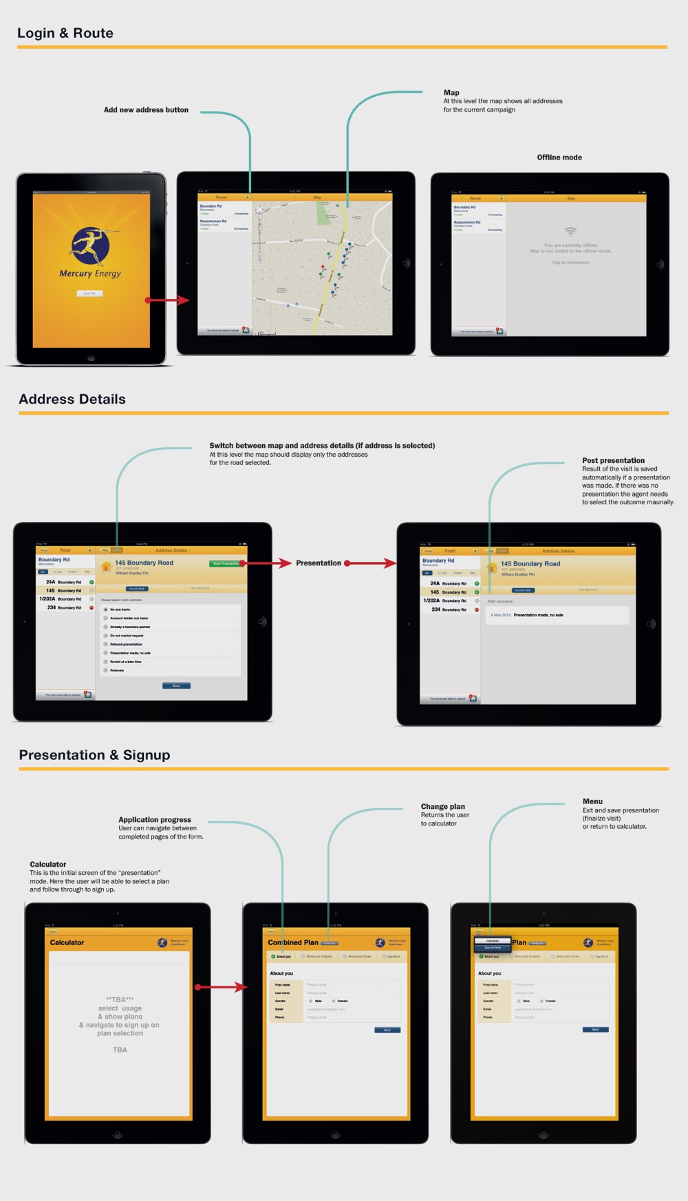 Mercury Energy rep app