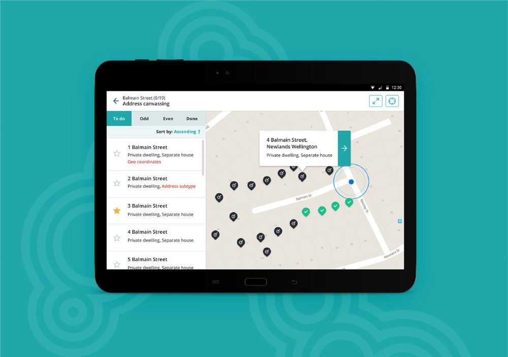 Census app map view